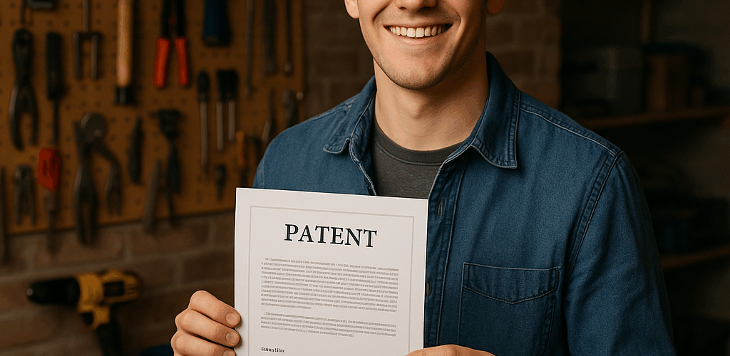 Schüler mit Patent