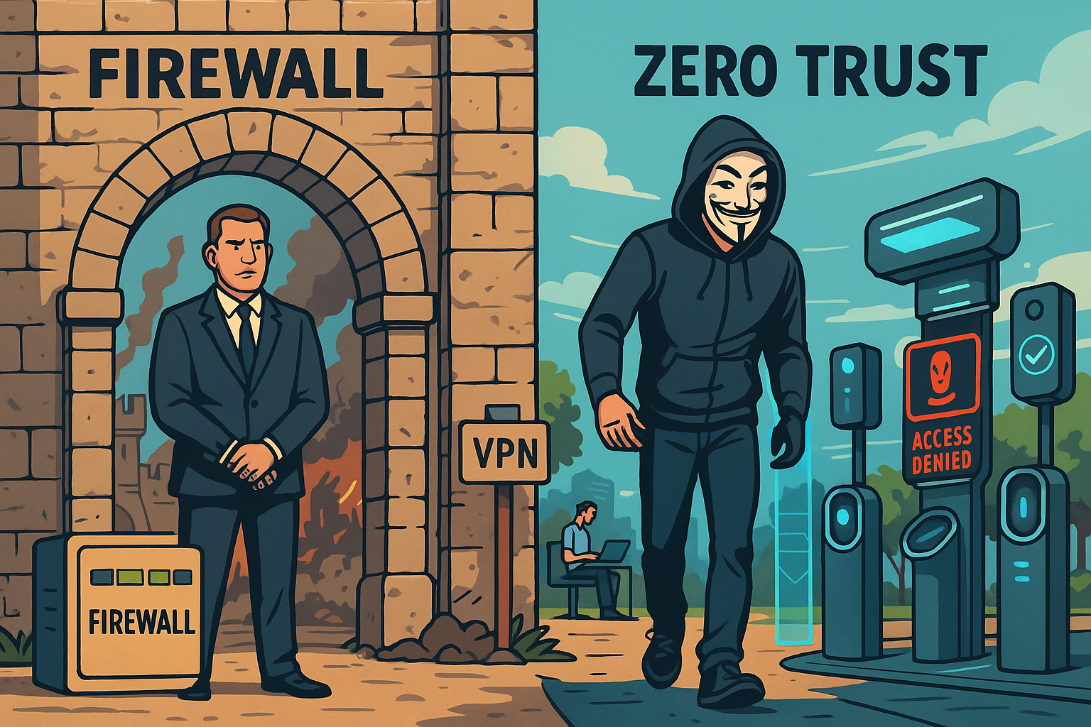 Zero Trust vs. Perimeter: Warum „Mauern bauen“ nicht mehr reicht